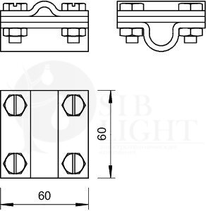 Соединитель проволоки крестовой OBO Bettermann 5312346