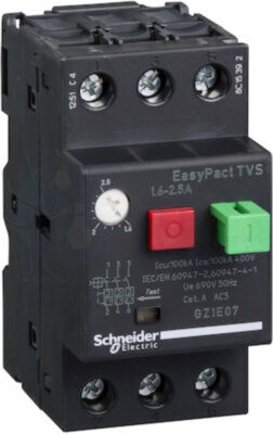 автоматический выключатель 1,6-2,5A Schneider Electric GZ1E07