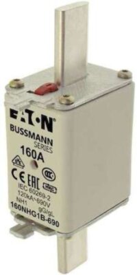 Предохранитель NH 160A 500В gG 1 двойная индикация, 160NHG1B EATON 160NHG1B