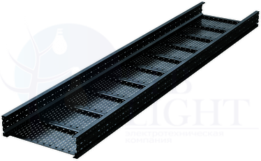 Лоток листовой 200x400, лонжерон 1,5 мм, L 3 м, горячий цинк DKC ДКС USM324HDZ