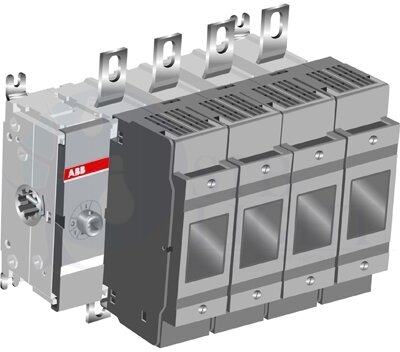 Рубильник OS400D04F до 400А 4-полюсный (без ручки) ABB 1SCA022754R3860