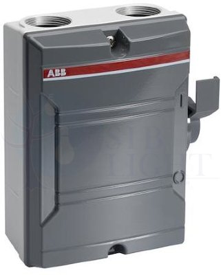 Выкл в боксе упр сбоку алюминий 3р 40А KSE340 TPN ABB 2CMA142415R1000