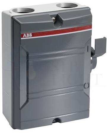 Выкл в боксе упр сбоку алюминий 3р 40А KSE340 TPN ABB 2CMA142415R1000