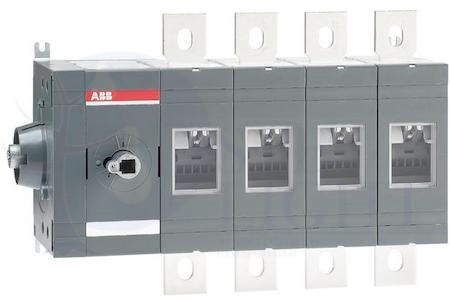 Рубильник OT800ES04 до 800А 4-полюсный бок. управление (без ручки) ABB 1SCA022860R2830