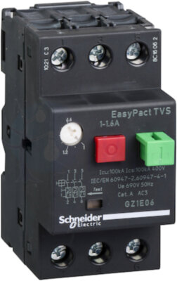 автоматический выключатель 1-1,6A Schneider Electric GZ1E06