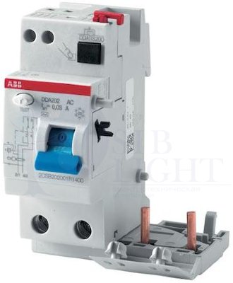 Блок.диф.тока 2мод. DDA202 A-40/1 ABB 2CSB202101R5400