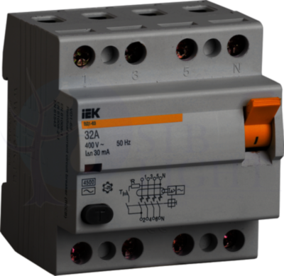 УЗО ВД1-63 4Р 40А 30мА тип А ИЭК IEK MDV11-4-040-030