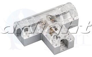 Соединитель тройной ARL-CLEAR-Mini-2x90 (16x8mm) Arlight 022706