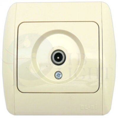 ZIRVE крем/крем розетка TV прох. ABB 501-000303-272