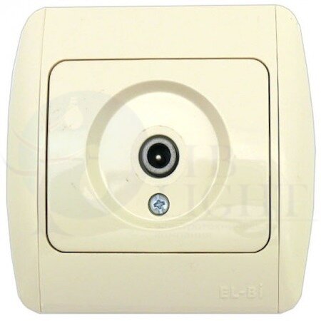 ZIRVE крем/крем розетка TV прох. ABB 501-000303-272