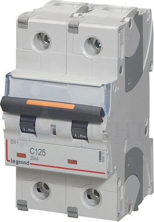 Автомат 2P 125А DX3 (25 кА, C) Legrand 409777