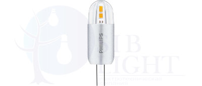 Светодиодная лампа Philips G4 2W = 20W теплый свет EyeComfort арт. 929001844287