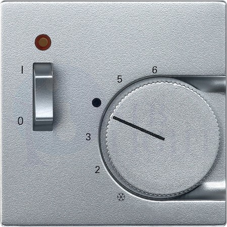 MERTEN ЦЕНТР. ПЛАТА ТЕРМОРЕГ. с выкл., АЛЮМИНИЙ, SM Schneider Electric MTN536160
