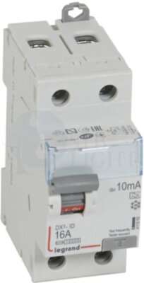 Выключатель дифференциального тока 2P 16А 0.01А DX3 (тип А) Legrand 411550