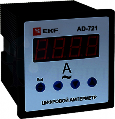 Амперметр ad-721 цифровой на панель 72х72 однофазный EKF PROxima EKF ad-721