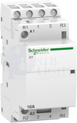 МОДУЛЬНЫЙ КОНТАКТОР iCT16A 2НО 2НЗ 220/240В АС 50Г Schneider Electric A9C22818