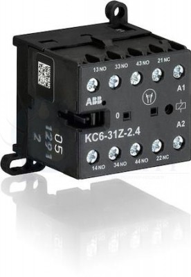 Миниконтактор КС6-31-Z-1.4 3A (400В AC3) катушка 24В DC ABB GJH1213001R8311