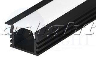 Профиль PDS-F-2000 ANOD Black Arlight 017642