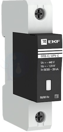 Ограничитель перенапряжения имп. ОПВ-C1 EKF opv-c1
