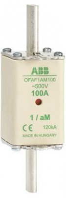 Предохранитель OFAF1aM35 35A тип аМ размер1, до 500В ABB 1SCA022697R6760