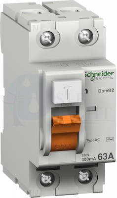 Выключатель дифференциального тока 2P 40А 30мА Домовой (тип AC) Schneider Electric 11452