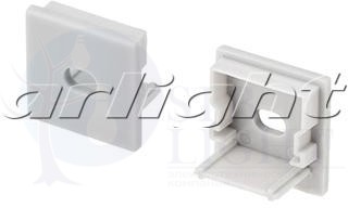 Заглушка ARH-WIDE-B-H20 Square с отверстием Arlight 016190