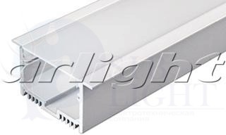 Профиль с экраном SL-LINIA62-F-2500 WHITE+OPAL Arlight 021374
