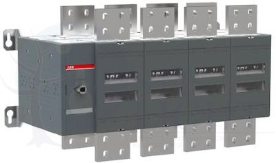Реверсивный рубильник OT3200E04C до 3200А 4х-полюсный (без ручки управления и переходника) ABB 1SCA129154R1001