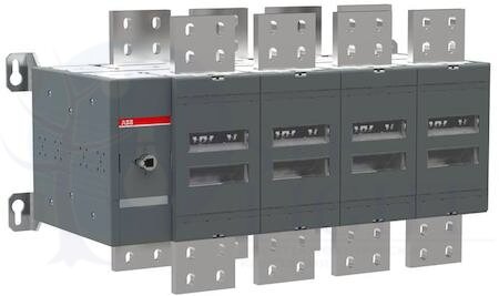 Реверсивный рубильник OT3200E04C до 3200А 4х-полюсный (без ручки управления и переходника) ABB 1SCA129154R1001