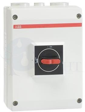 Рубильник в боксе OTP63B4M до 63A 4-полюсный резьба 4хМ32+2хМ16 ABB 1SCA022401R4910