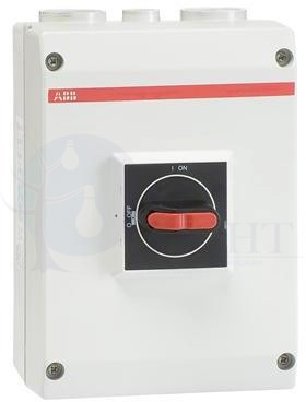 Рубильник в боксе OTP63B4M до 63A 4-полюсный резьба 4хМ32+2хМ16 ABB 1SCA022401R4910