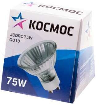 Лампа галогенная JCDRC 75Вт GU10 230В Космос LKsmJCDRC220V75W КОСМОС LKsmJCDRC220V75W