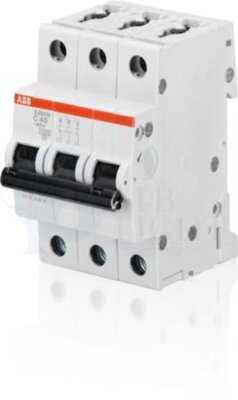 Автомат 3P 2А S200 (25 кА, C) ABB 2CDS273001R0024