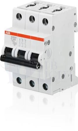 Автомат 3P 2А S200 (25 кА, C) ABB 2CDS273001R0024
