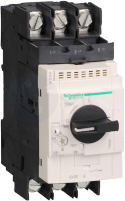 GV3 АВТ. ВЫКЛ С КОМБ. РАСЦЕП 18 A С ЗАЖИМАМИ ПОД КОЛЬЦЕВОЙ НАКОНЕЧНИК Schneider Electric GV3P186