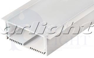 Профиль с экраном SL-LINIA88-F-2500 WHITE+OPAL Arlight 021373