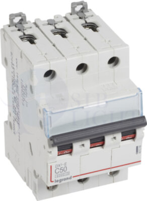 Автомат 3P 50А DX3-E (6 кА, C) Legrand 407296