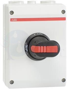 Рубильник в боксе OTP63B6M до 63A 6-полюсный резьба 4хМ32+2хМ1 6 ABB 1SCA022401R6370