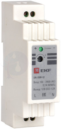 Блок питания 12В DR-15W-12 EKF PROxima EKF dr-15w-12