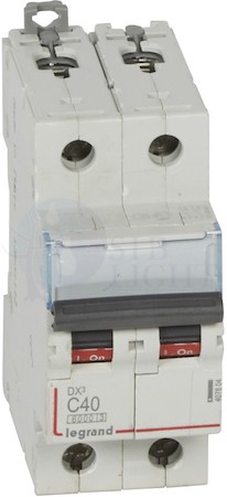 Автомат 2P 40А DX3 (25 кА, C) Legrand 407804