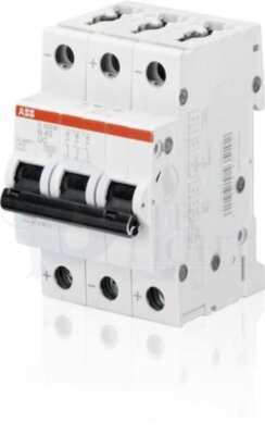 Автомат 3P 2А S200 (25 кА, C) ABB 2CDS273061R0024