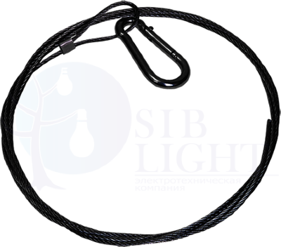 Трос стальной с карабином 7м IEK CLP1M-SRC-2-07