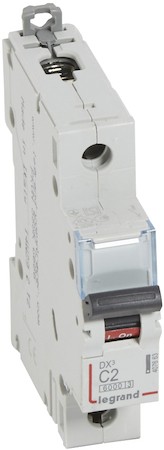 Автомат 1P 2А DX3 (10 кА, C) Legrand 407663