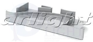 Заглушка для ALU-WALL правая с отверстием Arlight 014905