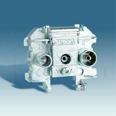 73 loft Мех Розетка R-TV-SAT проходная Simon 73487-69