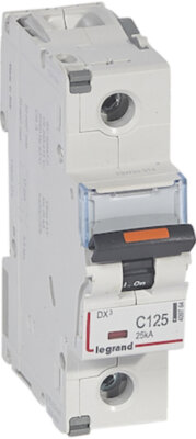 Автомат 1P 125А DX3 (25 кА, C) Legrand 409764