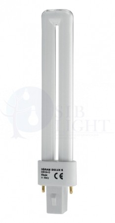 Лампа люминесцентная компактная Dulux S 9W/840 G23 Osram 4008321664310