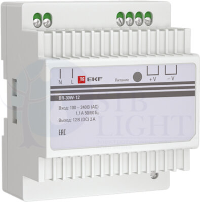 Блок питания 12В DR-30W-12 EKF PROxima EKF dr-30w-12