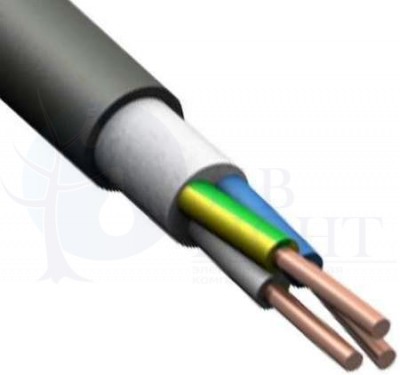 Кабель плоский ППГнг(A)-HF 3x2.5 (м) Элкаб КЗ 13179