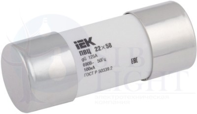 Плавкая вставка цилиндрическая ПВЦ 22х58 gG 100А IEK CFL22-0100